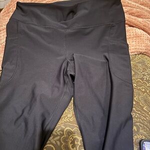 Old Navy Go Dry Leggings active black size xl high rise